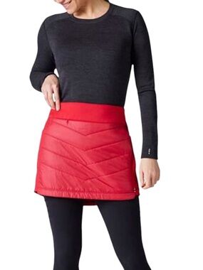 Smartloft 60 merino wool lined quilted mini skirt size S excellent condition